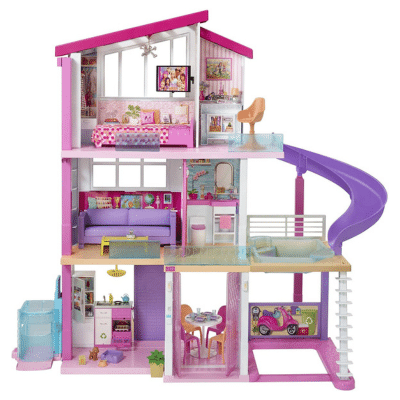 Barbie Dreamhouse Playset - Dollhouse with Wheelchair-Accessible Elevator - 70 Accessories - Lights and Sounds - 4+ ft x 3+ ft Size - Gift For Kids 3+, GNH53