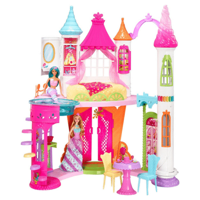 Barbie- Dreamtopia Sweetville Castle Palacio Reino de las Chuches, Multicolor, 63 x 37 x 18 cm (Mattel DYX32) , color-modelo surtido