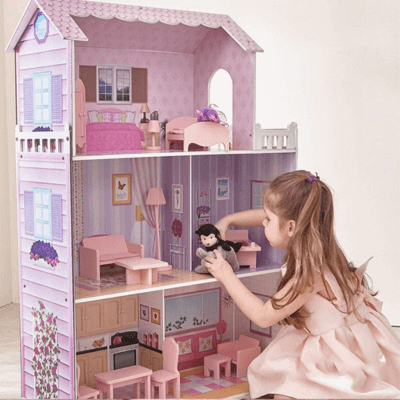 Casa de juguetes de bricolaje Casa de juguetes para niños Casa de muñecas para niños Muebles para muñecas Casa de muñecas de ensueño Muebles en miniatura