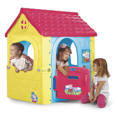 FEBER Casa de Juegos Fantasy House de Pepa Pig, incluye una puerta abatible (Famosa 800013380)