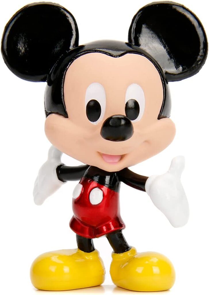 Jada - Michey Mouse, Figura Metal Mickey 7 cm, licencia oficial Disney. la casa de michey mouse