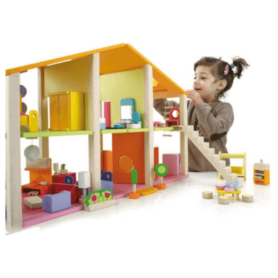 YLiansong Casas de muñecas Miniatura de Dollhouse Kit Gran Regalo for Las Muchachas y los Muchachos Toy Dollhouse para niños