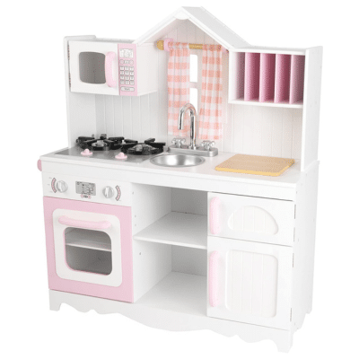 kidkraft - cocina de juguete de madera moderna para niños, Multicolor 53222, Exclusivo en Amazon